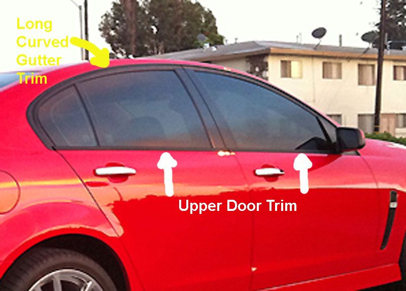 side Black Out Window Trim Done! Chevy SS Forum